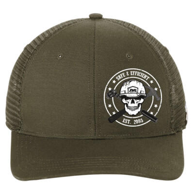 Printed Skull logo Carhartt Mesh Back Trucker Hat  Thumbnail