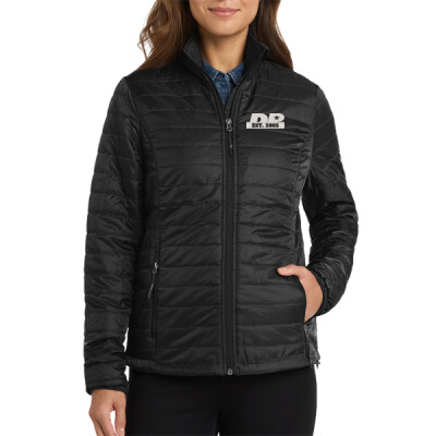 Ladies Packable Puffy Jacket Thumbnail