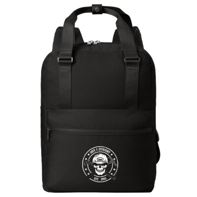 Mercer+Mettle Claremont Handled Backpack with Skull logo Thumbnail